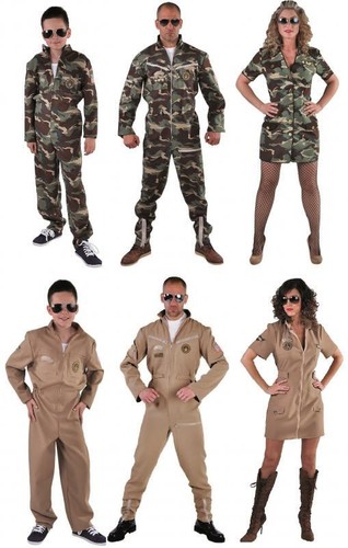 Jet pilot pilotenkostüm - pilot,