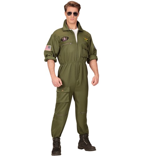 Herren kostüm kampfjet - herren,